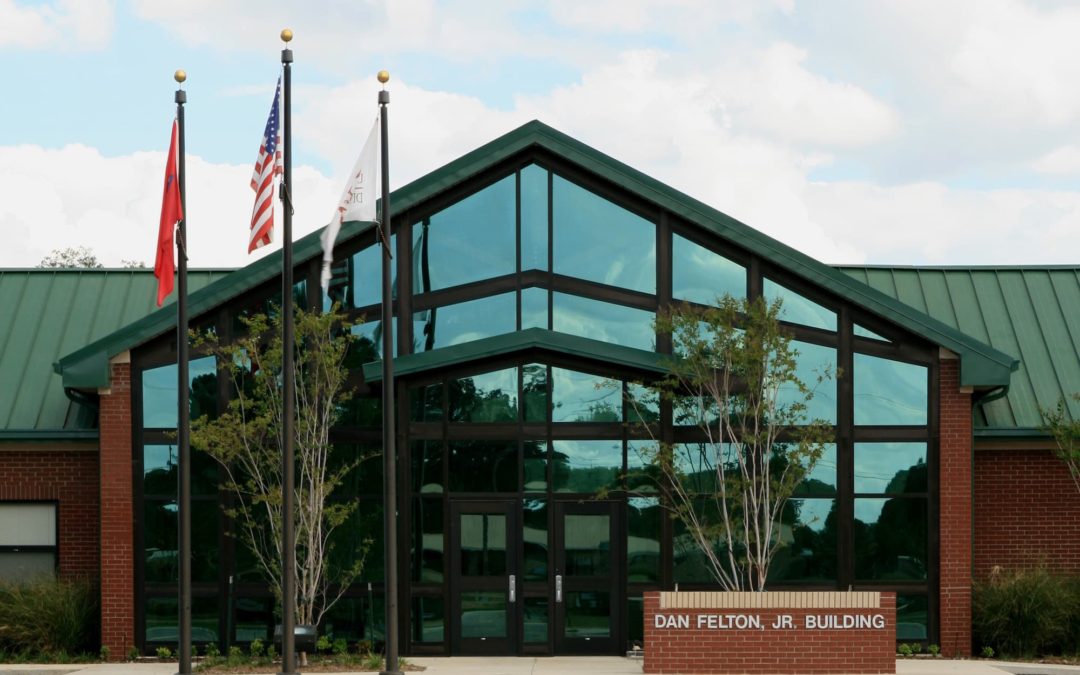 Dan Felton, Jr. Building at the Lon Mann Cotton Research Station University of Arkansas